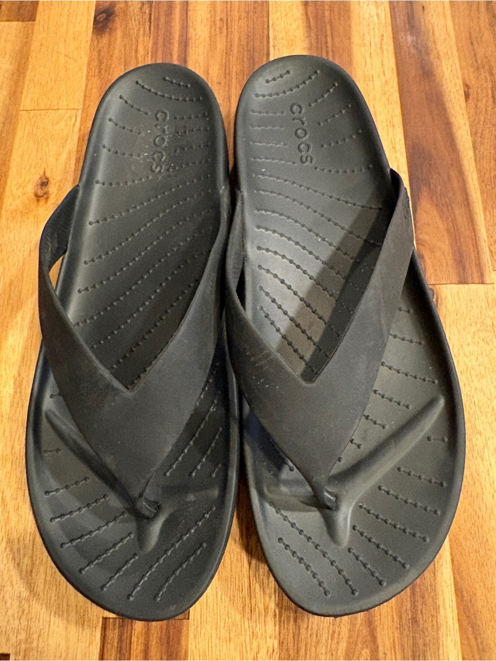 CROCS Black Women's Flip-Flop Sandals